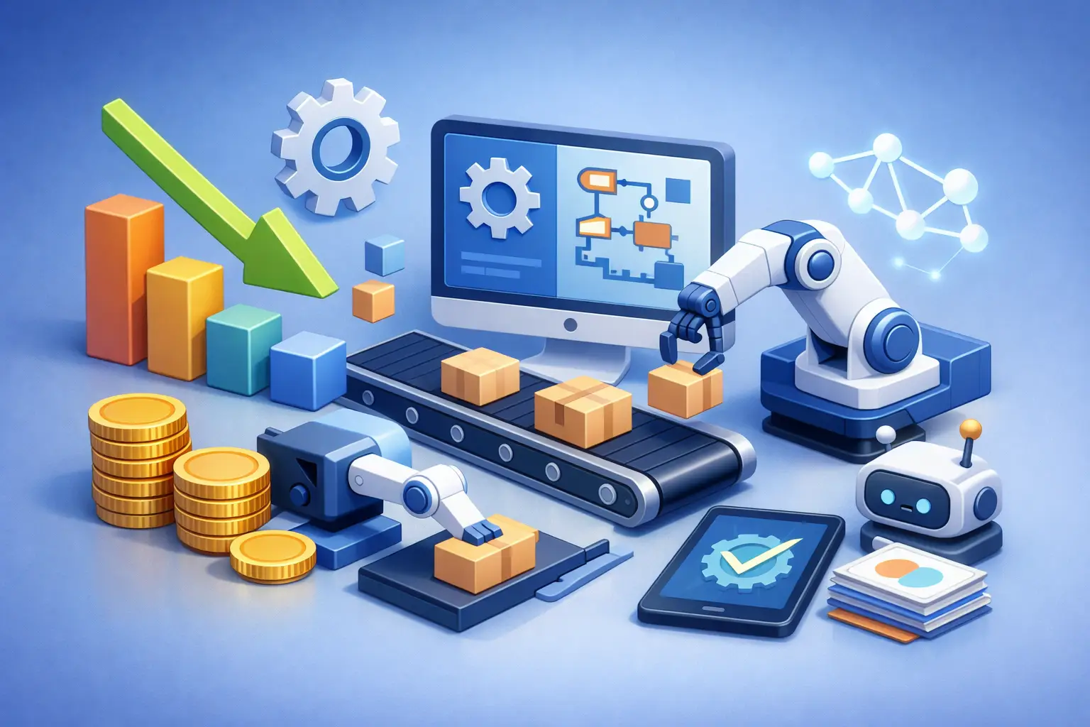 Cómo reducir costos operativos con automatización